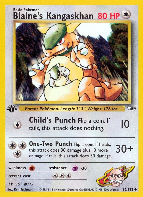 Blaines Kangaskhan (036/132) [G1]
