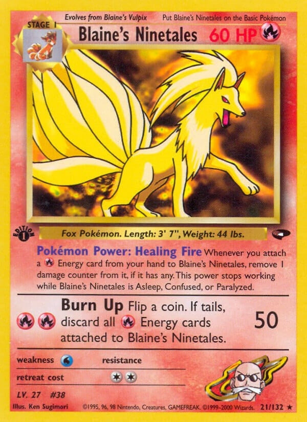 Blaines Ninetales (021/132) [G2]