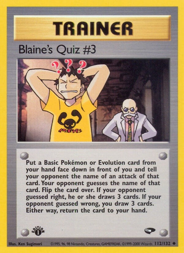 Blaines Quiz 3 (112/132) [G2]