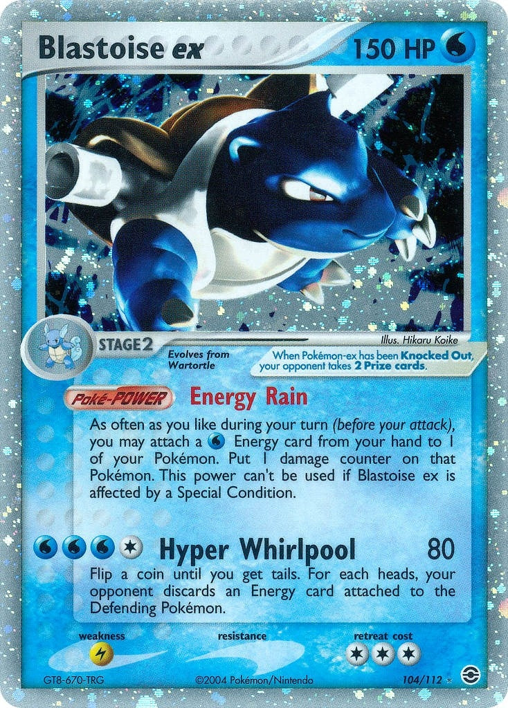 Blastoise ex (104/112) [RG]