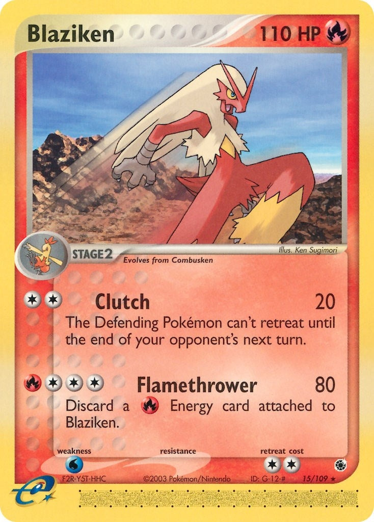Blaziken 15 109 (15/109) [RS]