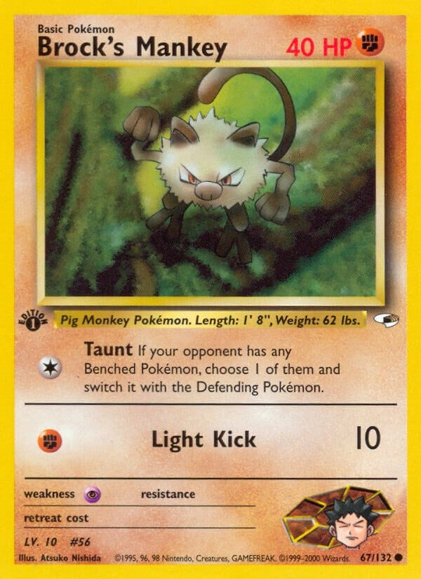 Brocks Mankey 67 (067/132) [G1]