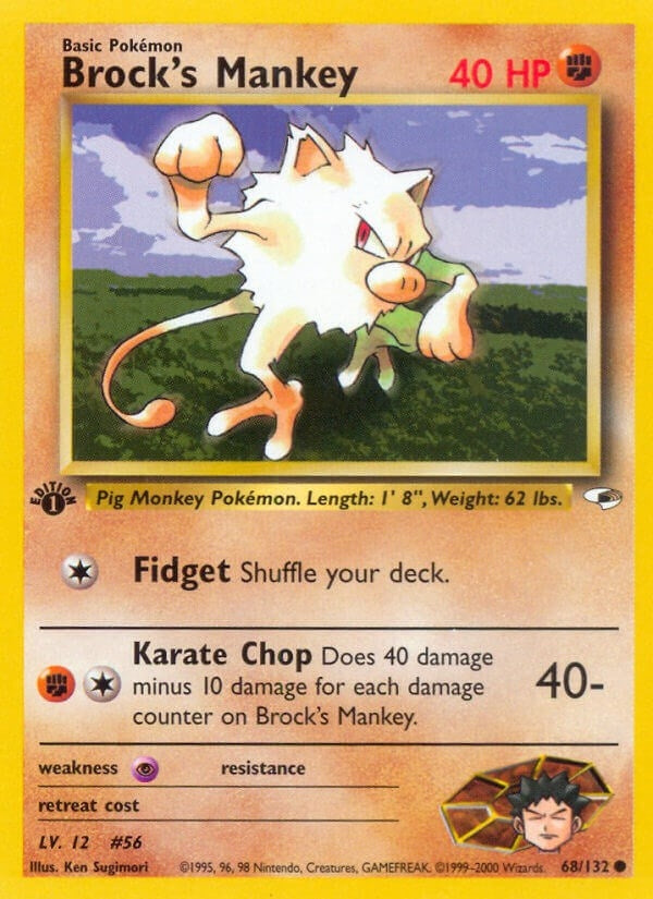 Brocks Mankey 68 (068/132) [G1]