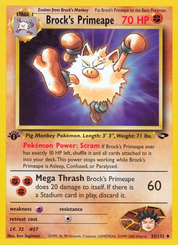 Brocks Primeape (035/132) [G2]
