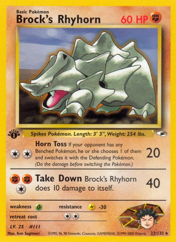 Brocks Rhyhorn 22 (022/132) [G1]