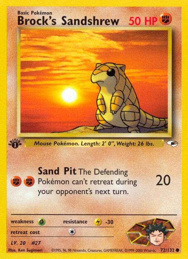 Brocks Sandshrew 72 (072/132) [G1]