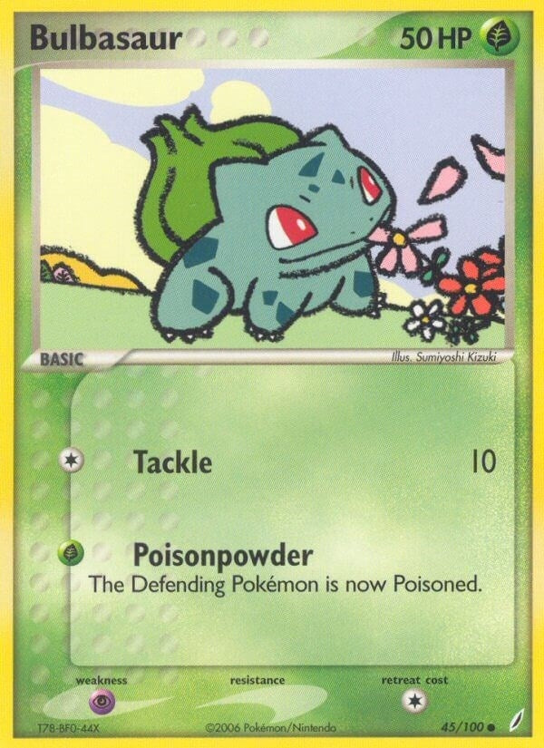 Bulbasaur (45/100) (Crystal Guardians)