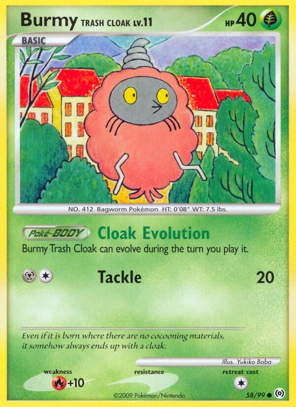 Burmy Trash Cloak (58/99) [AR]