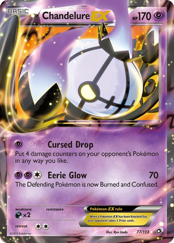Chandelure EX (77/113) [LTR]