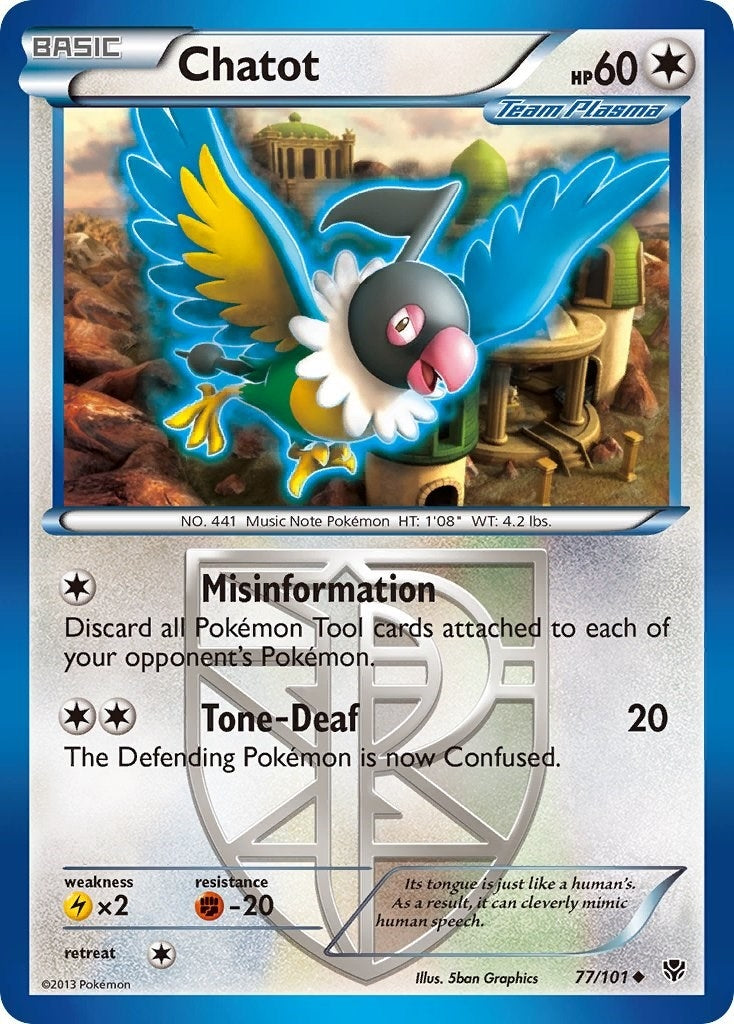 Chatot Team Plasma (77/101) [PLB]