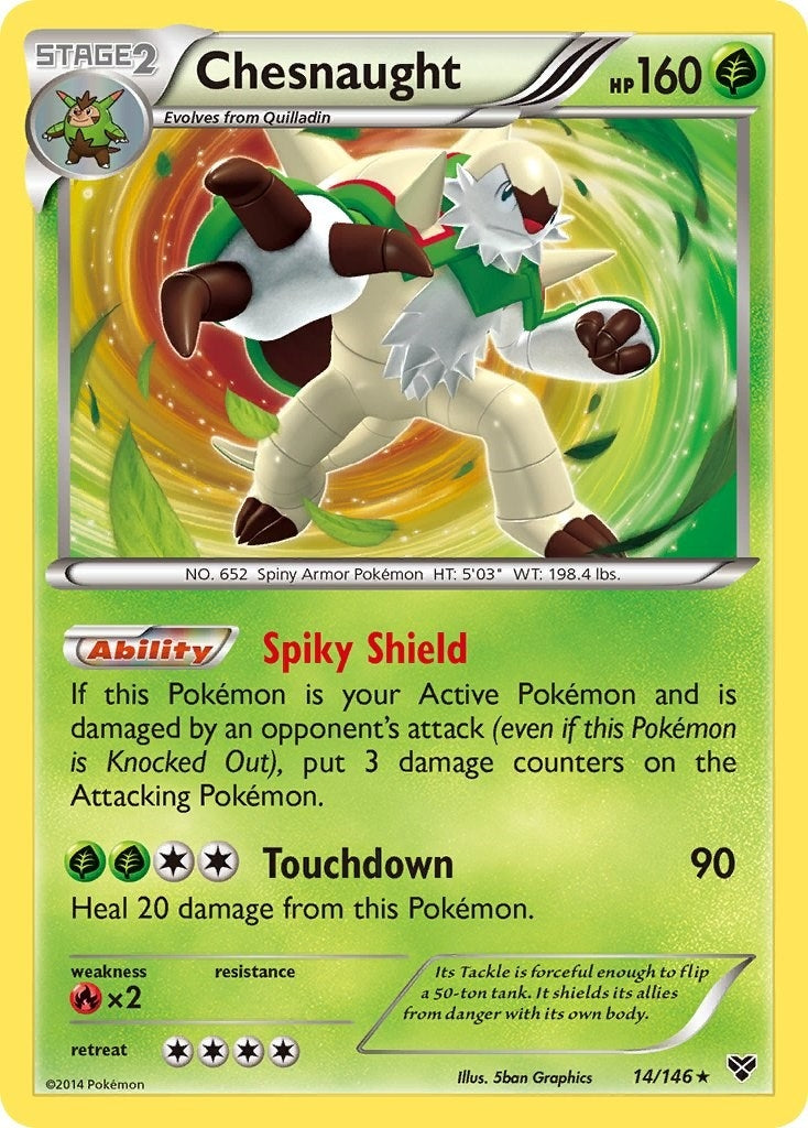 Chesnaught (14/146) (XY Base Set)