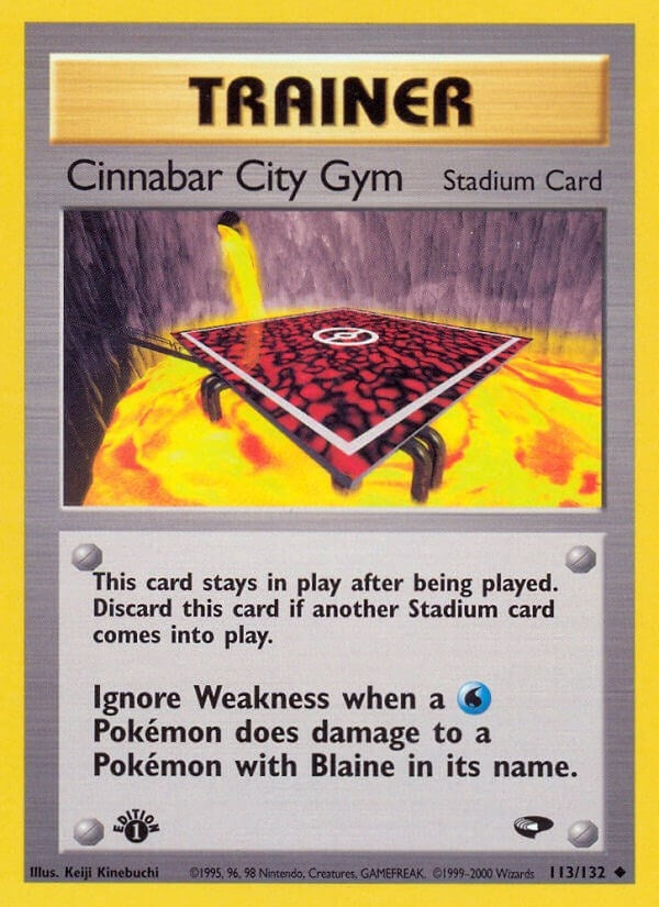Cinnabar City Gym (113/132) [G2]