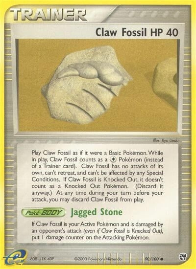 Claw Fossil (90/100) (Sandstorm)