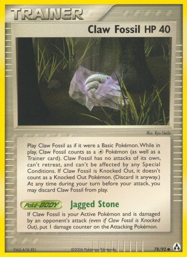 Claw Fossil (78/92) (Legend Maker)