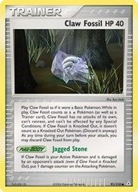 Claw Fossil (91/110) (Holon Phantoms)