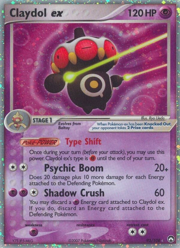 Claydol ex (93/108) (Power Keepers)