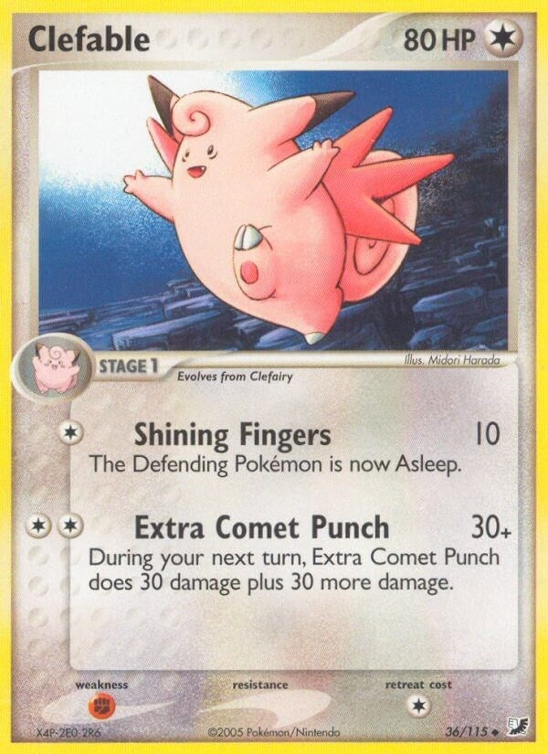 Clefable (36/115) (Unseen Forces)