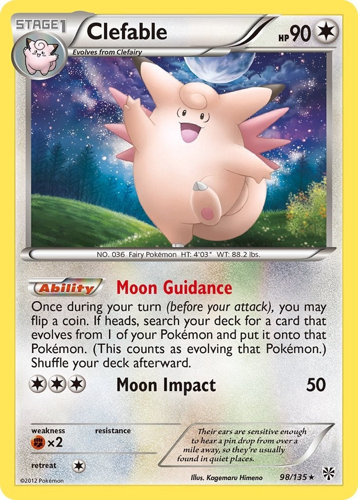 Clefable (98/135) (Plasma Storm)