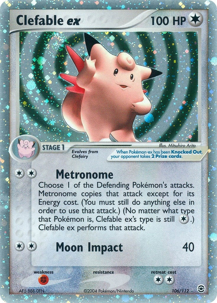 Clefable ex (106/112) (FireRed & LeafGreen)