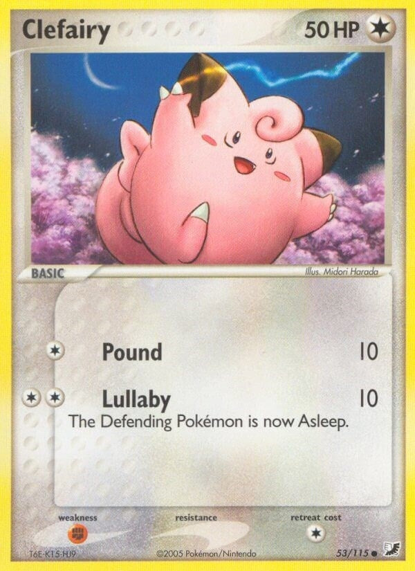 Clefairy (53/115) (Unseen Forces)