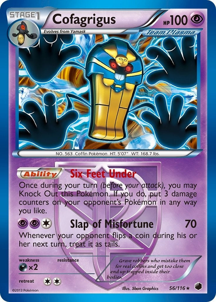 Cofagrigus Team Plasma 56 (56/116) [PLF]