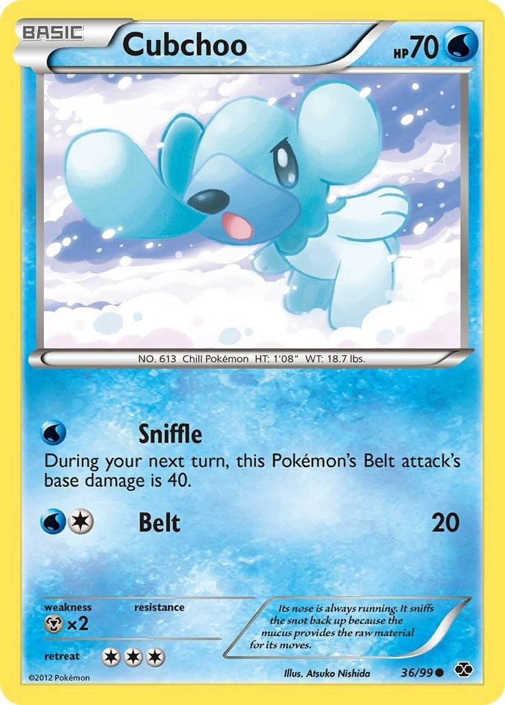 Cubchoo (36/99) [NXD]