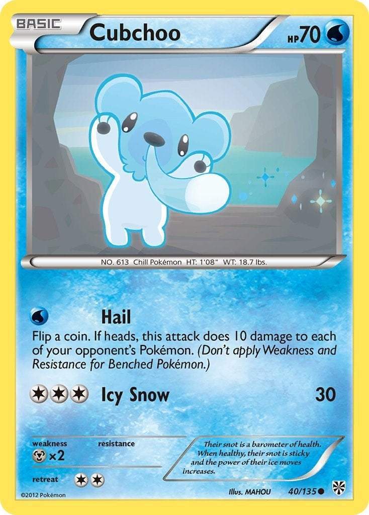 Cubchoo (40/135) [PLS]