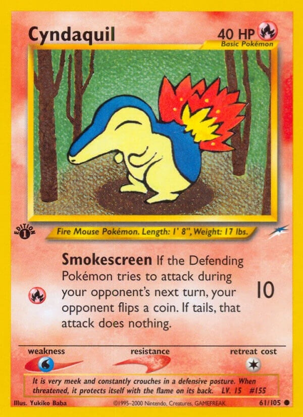 Cyndaquil (061/105) (Neo Destiny)