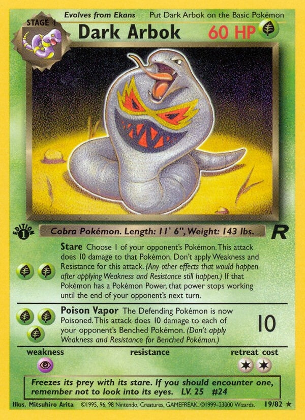 Dark Arbok 19 (19/82) [TR]