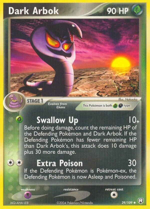 Dark Arbok (29/109) [RR]