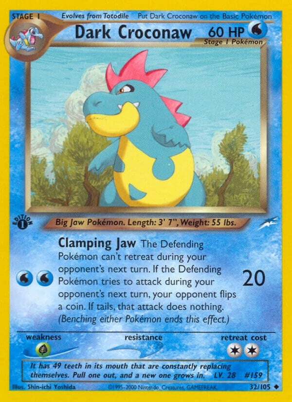 Dark Croconaw (032/105) (Neo Destiny)