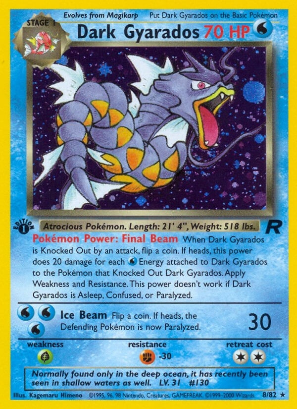 Dark Gyarados 8 (08/82) [TR]