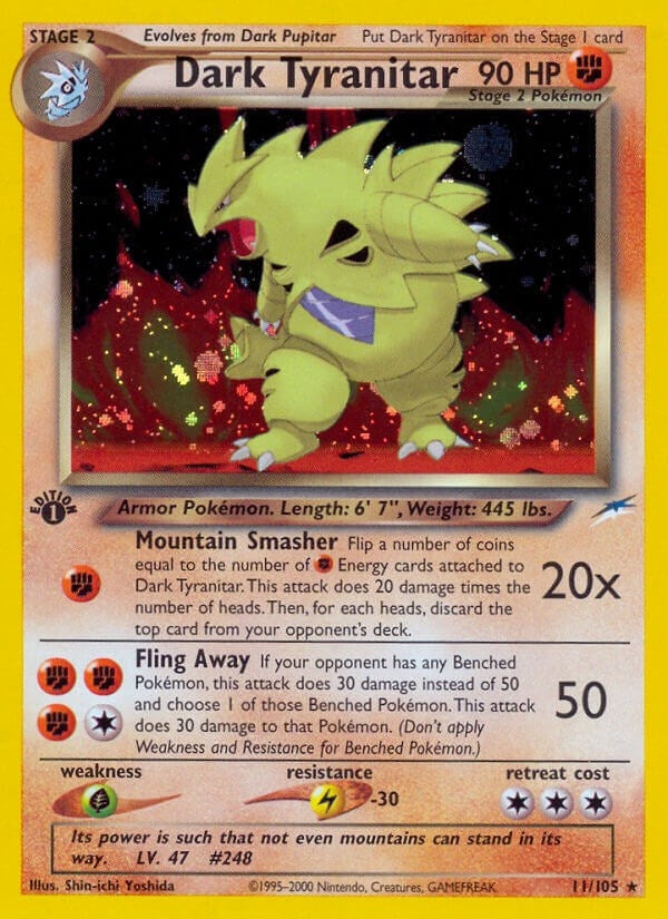 Dark Tyranitar (011/105) [N4]