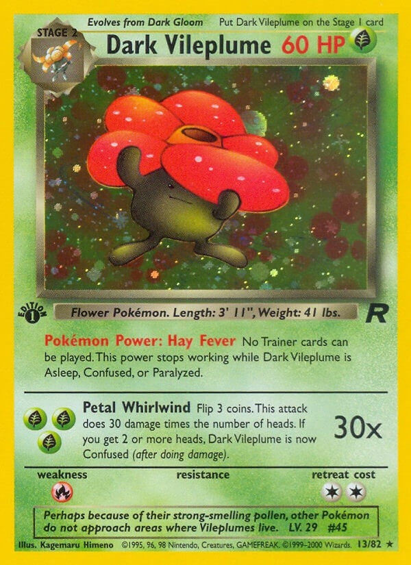 Dark Vileplume 13 (13/82) [TR]