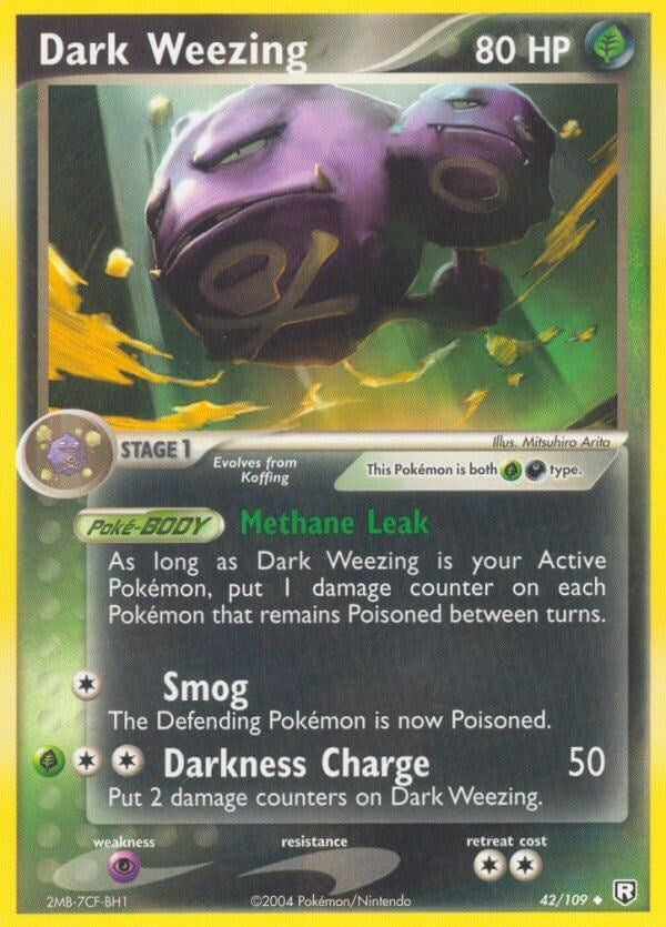 Dark Weezing (42/109) [RR]