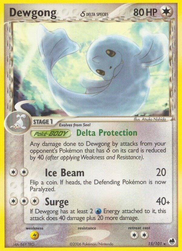 Dewgong Delta Species (15/101) [DF]