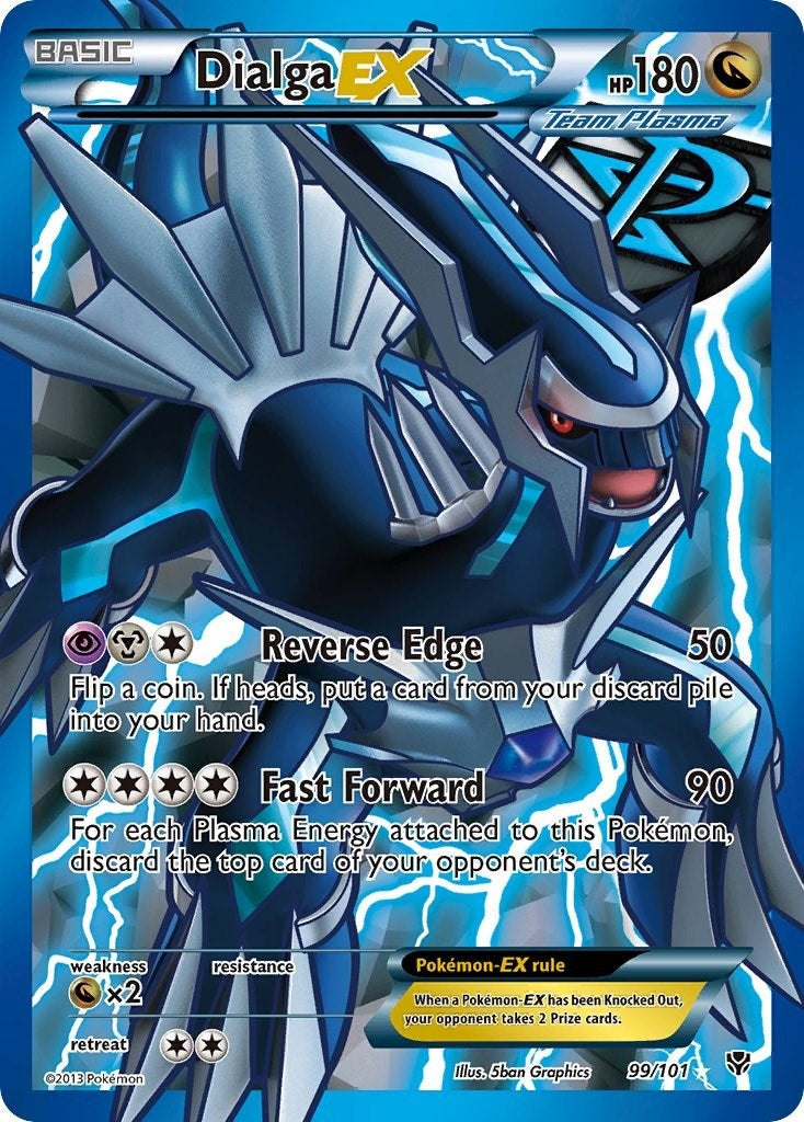 Dialga EX Team Plasma 99 Full Art (99/101) [PLB]
