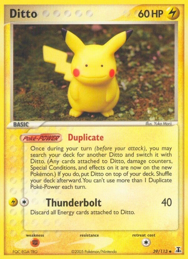 Ditto 039 113 Pikachu (39/113) [DS]