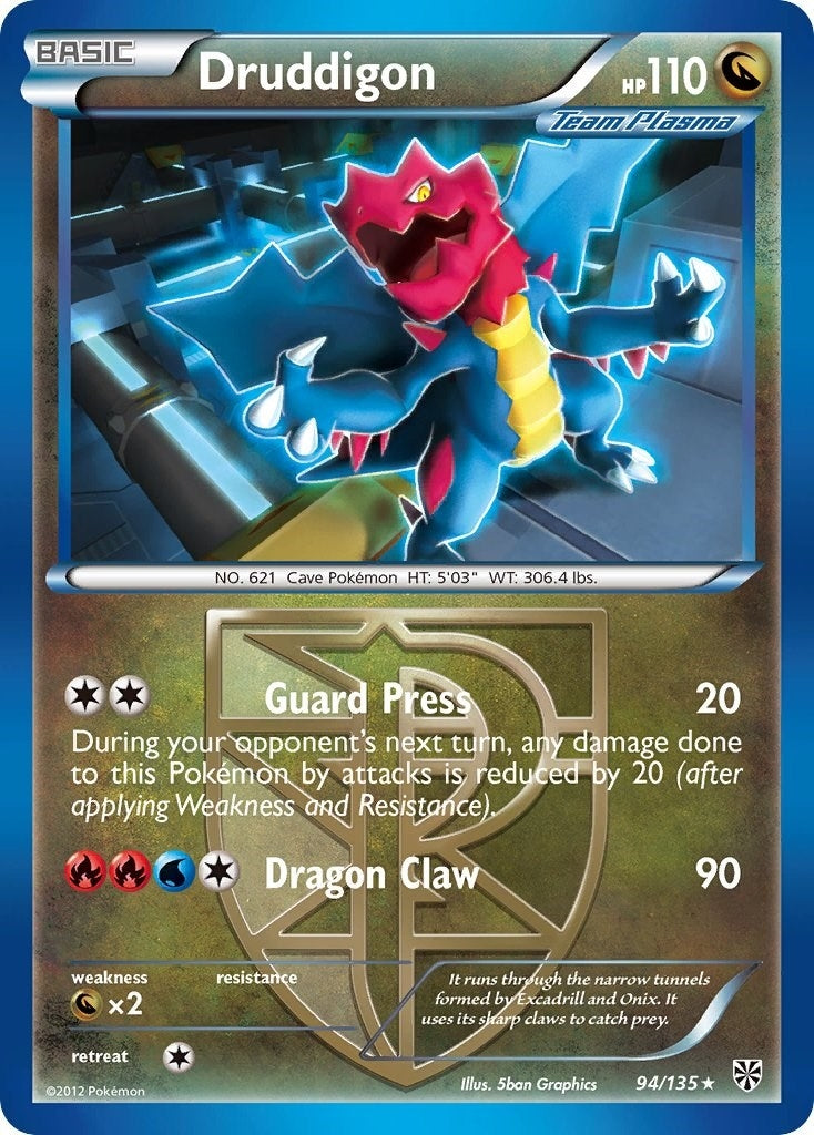 Druddigon Team Plasma (94/135) [PLS]