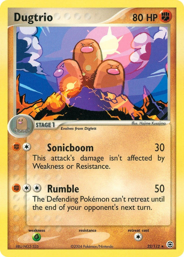 Dugtrio (22/112) (FireRed & LeafGreen)