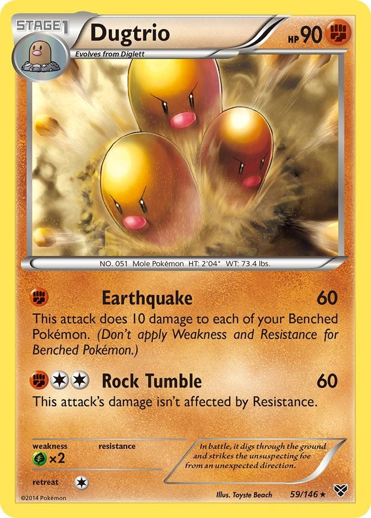 Dugtrio (59/146) (XY Base Set)
