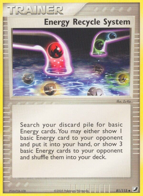 Energy Recycle System (81/115) [UF]
