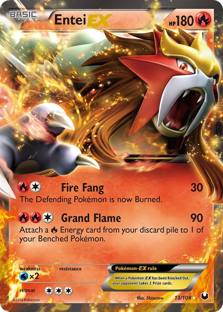 Entei EX (13/108) [DEX]