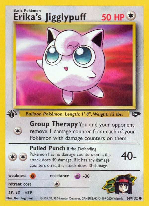 Erika's Jigglypuff (069/132) (Gym Challenge)