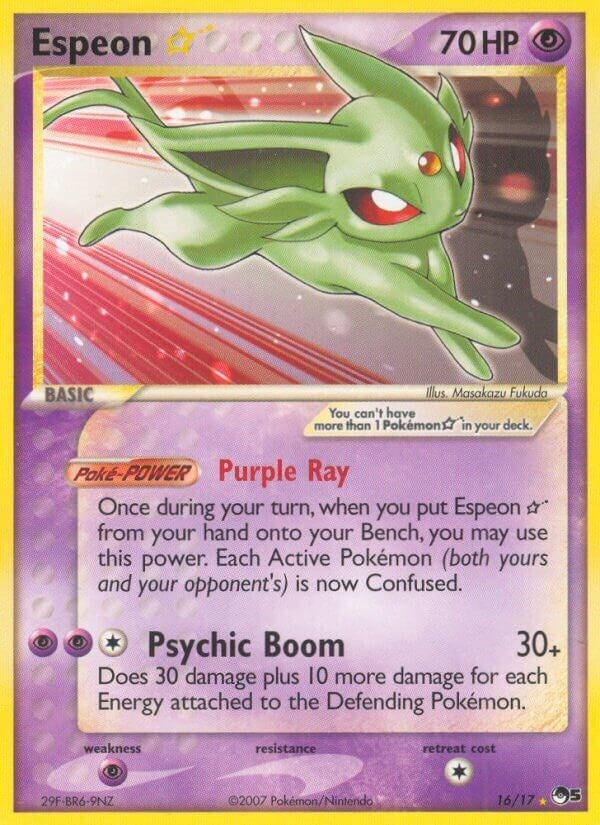 Espeon Star (016/017) [POP]