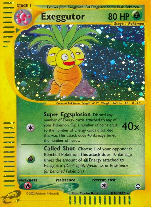 Exeggutor H10 (H10/H32) [AQ]