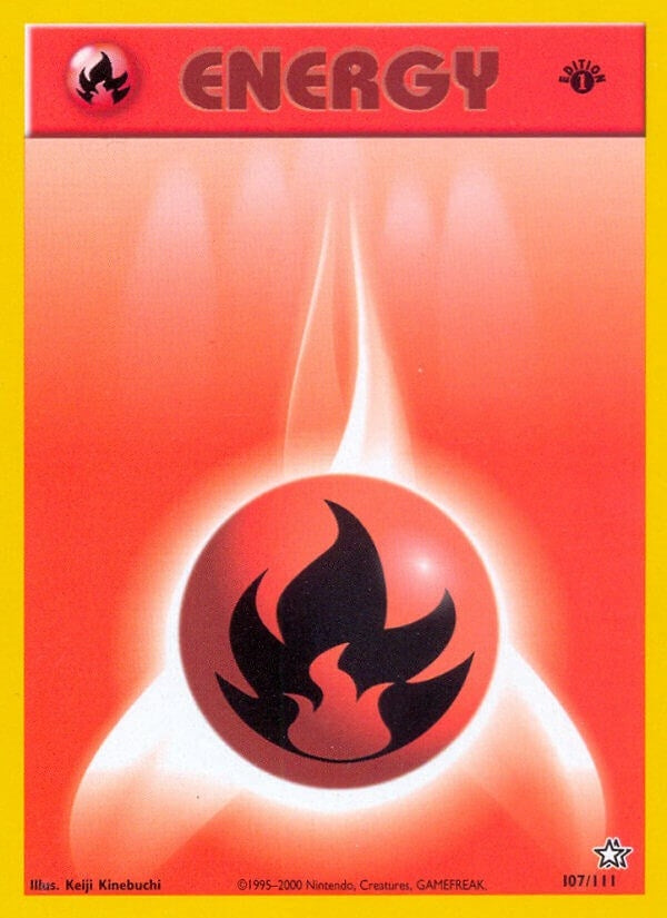 Fire Energy (107/111) (Neo Genesis)