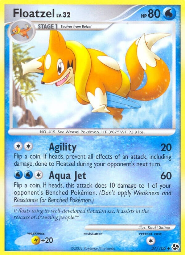 Floatzel (37/106) [GE]