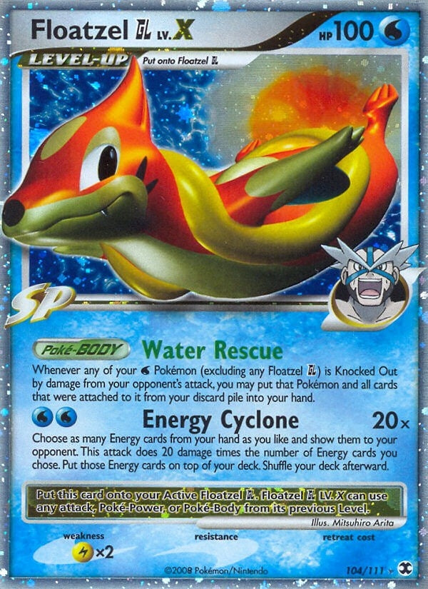 Floatzel GL LvX (104/111) [RR]