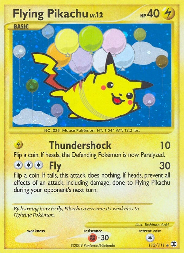 Flying Pikachu (113/111) [RR]